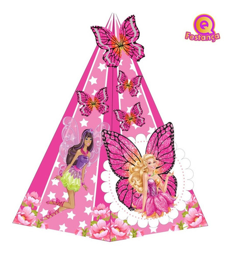 Kit Festa Pronto Barbie Butterfly *78 Itens*