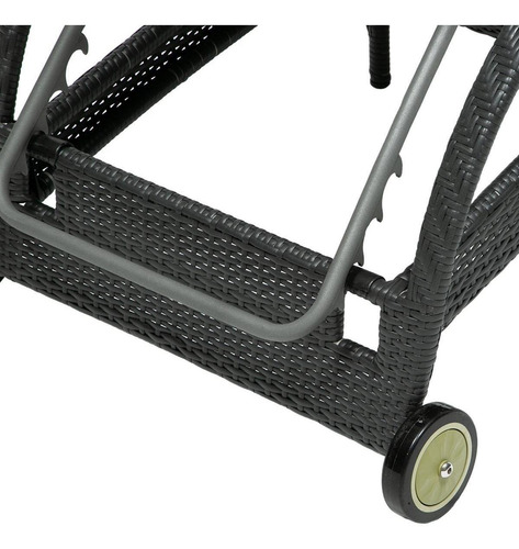 Silla Reposera De Ratan Pucket