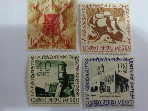 México Sc. 763, C111 Al C113, Año 1940, Campeche ( M N H )