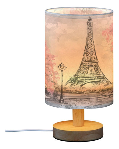 París Torre Eiffel Francia Pintura Al Óleo Decoración Lámpar