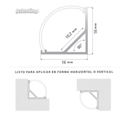 Imagen 7 de 10 de Luz Led 100cm Aluminio Alacena Cocina Dimmer Touch Listo Uso