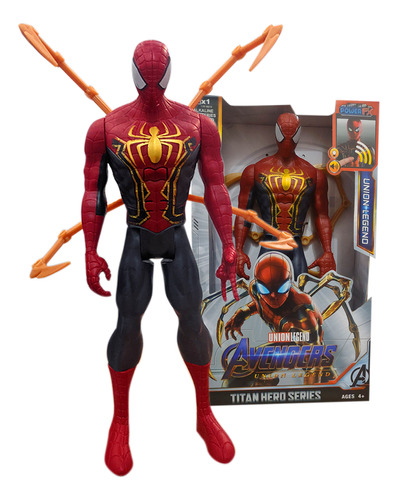 Muñeco Spider-Man de muerte súbita con garra de superhéroe
