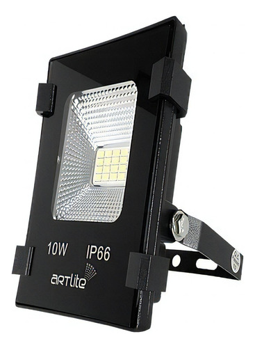 Reflector LED Artlite ARE-001 10W con luz blanco frío y carcasa negro 90V/260V