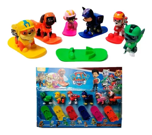 Paw Patrol Patrulla Canina Colección 6 Muñecos Juguete Niño