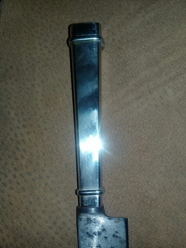 Cuchillo Criollo Cabo De Alpaca Vaina De Cuero Crudo Artesan