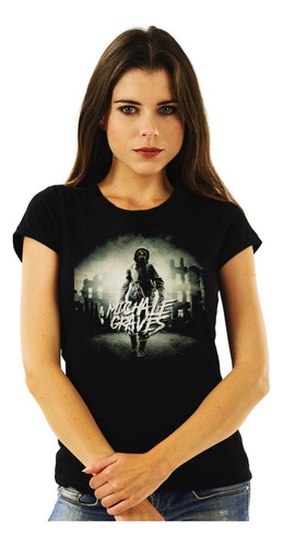 Polera Mujer Michale Graves Beggining Of The End Punk Impres