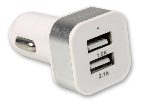 Cargador Noga Para Auto Car-usb3 Micro Usb + Lightning 2.1 A