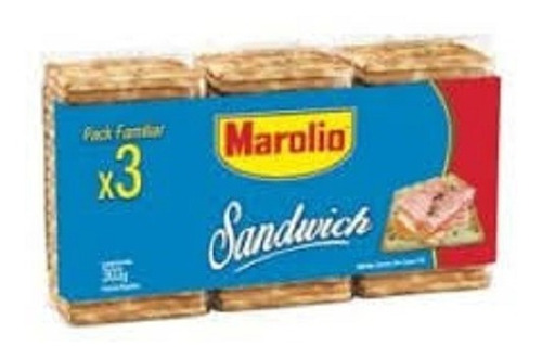 Galletitas Marolio Sandwich 303 Grs X 2 Unidades