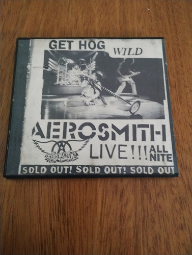 Cd Doble Aerosmith Live All Nite