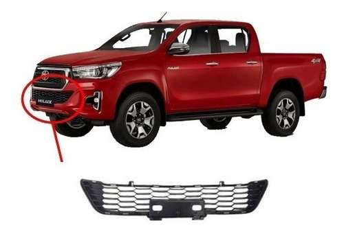 Grilla Central De Paragolpe P/ Toyota Hilux 2019 20 21