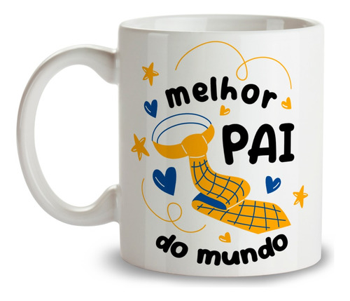 Caneca Xícara Melhor Pai Do Mundo Dia Dos Pais Papai Gravata