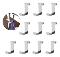 Comprar Xzhixiao 10 Ganchos De Acero Inoxidable Para Colocar Sobre L