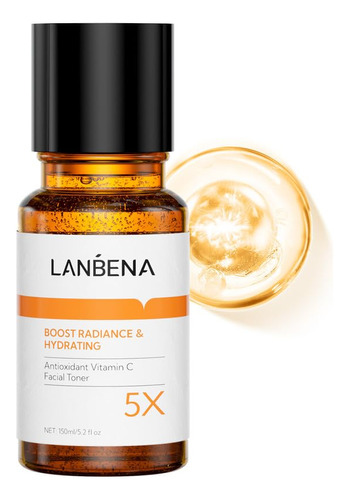 Lanbena Tonico Iluminador Para Rostro De 5.1 Fl Oz/5.2 Oz - 