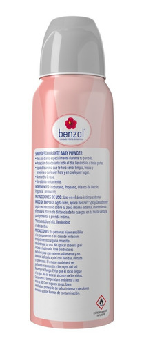 Benzal Spray Desodorante Baby Powder