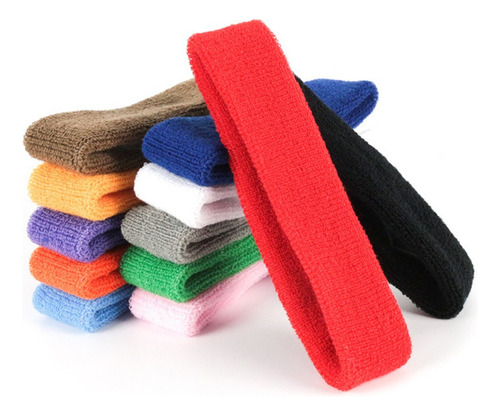 12 Piezas Transpirable Diadema Absorbente Del Sudor Conjunto