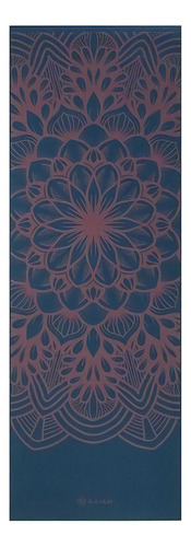 Mat De Yoga 6mm Tribal Wisdom Gaiam Usa Ecológico - El Rey Color Shapphire Ink