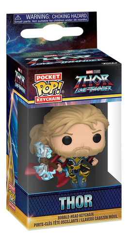 Llavero Pocket Pop! Thor Love And Thunder Marvel Funko