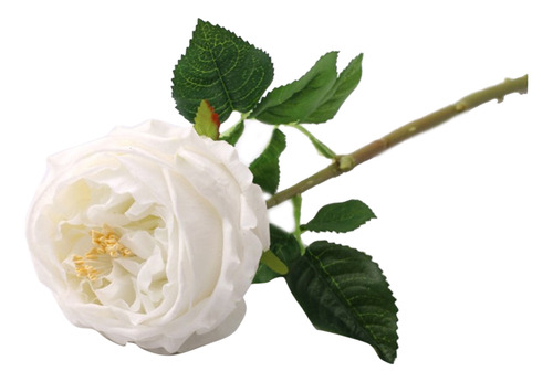 Flores De Seda Artificial Real Touch, Rosas Falsas De Tallo