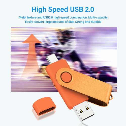 Pendrive 16gb Usb 2.0 Memoria Usb De Plástico Type-c