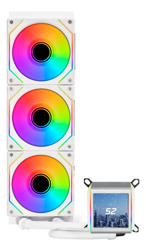 Water Cooler Lian Li Galahad Ii Lcd Sl-infinity 360 Branco Led Argb
