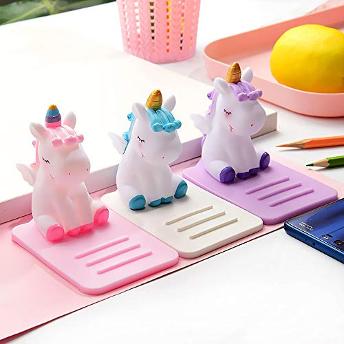 Soporte Teléfono Unicornio - 3 Pack Ajustable - Lindo