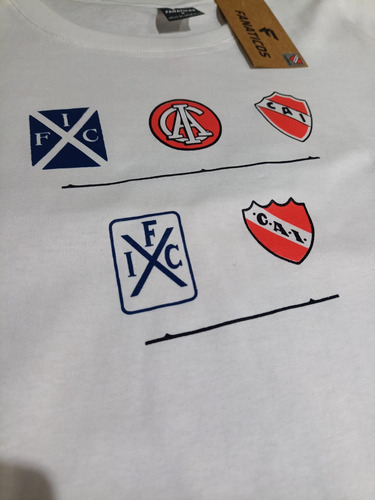Remera Independiente Mujer Fanáticos Prod Licencia Oficial