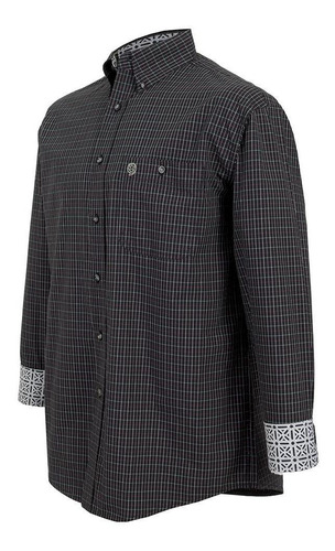 Imagen 3 de 6 de Camisa Vaquera Wrangler Hombre Manga Larga 817