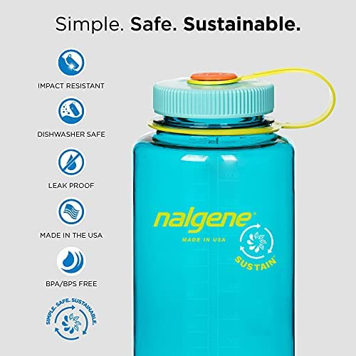 Botella De Agua Sin Bpa Sustain Tritan De Nalgene Fabricada