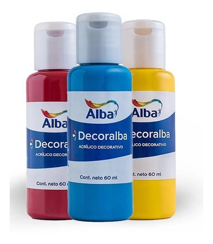 Acrilico Decorativo Decoralba Alba 60ml Pack X 12 Unid