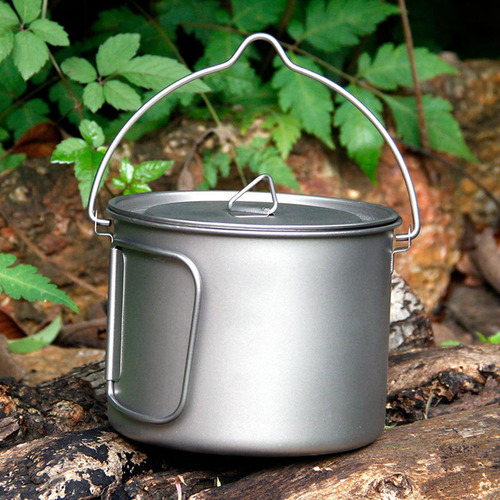 Olla De Titanio De 900 Ml, Taza De Titanio, Recipiente