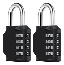 Comprar 2pcs Candado De Combinación De 4 Dígitos, Candado Por