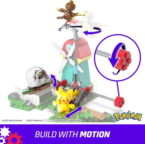 Juego De Construcción Mega Pokémon Molino De Viento 240 Piez