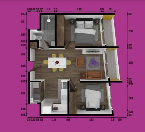 Imagen 6 de 14 de Departamento En Venta Cuauhtémoc (m2d1891)