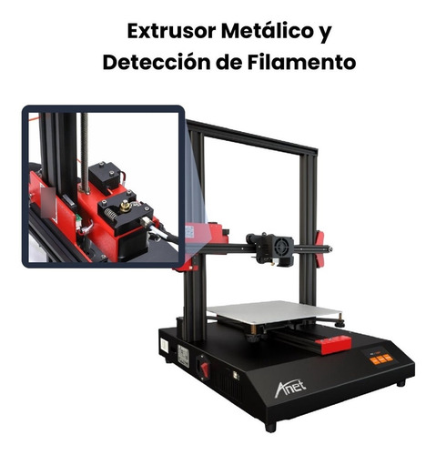 Impresora 3d Anet Et4 Full Metal Autonivel Armada Calibrada