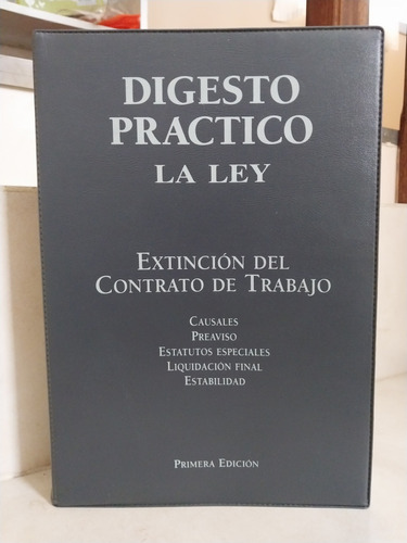 Derecho Digesto Práctico Extinción Contrato Trabajo Sardegna