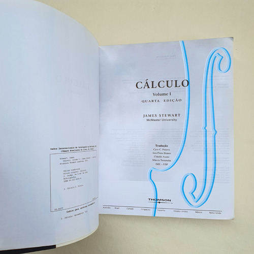 Livro Cálculo Vol. I - 4a Edição - James Stewart (Usado)