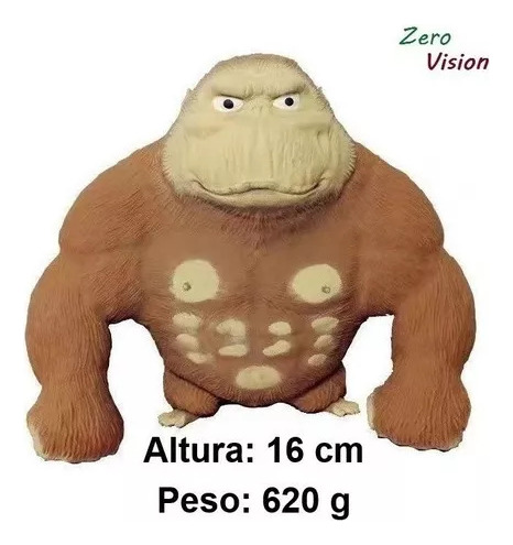 Juguetes Antiestrés Squishy Gorilla Type, Tamaño Mediano