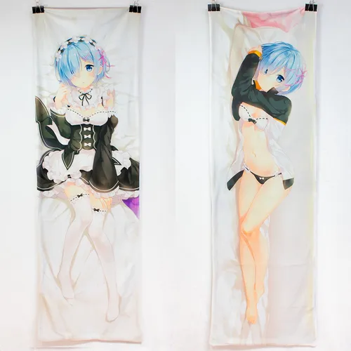 Re: Zero Dakimakura Almohada Relleno Emilia Rem Ram