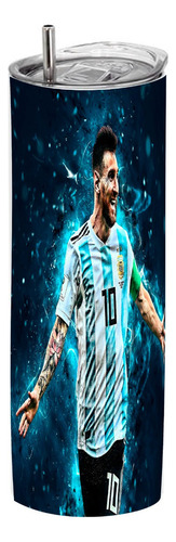 Termo Skinny Café 20 Oz - Lionel Messi Argentina #25