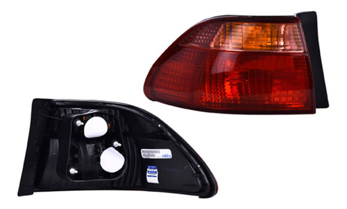 Calavera Ext Izq Roja S/foco Honda Accord 98/00 Depo