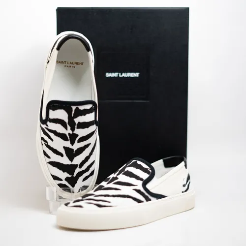 Saint laurent shop zebra shoes