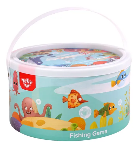 Juego De Pesca Con Puzzle Marino Tooky Toy