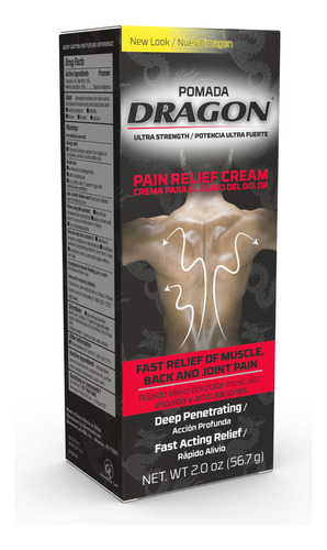 Dragon Crema Maxima Potencia Que Alivia El Dolor Muscular, D