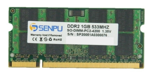 Memoria Ram Para Laptop Ddr2 1gb Bus 533mhz Pc2 4200