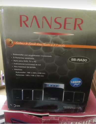 Home Theater 5.1 Ranser Ss-ra30. Sin Uso