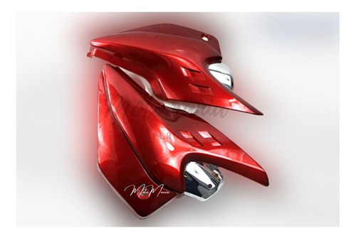 Imagen 1 de 3 de Tapa Lateral  Para Moto Storm125 Rojo