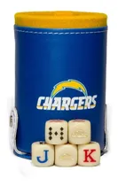 Comprar Cubilete Cargadores Los Angeles Con Portadados, 5 Dados