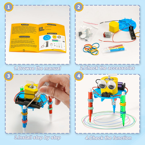 Kits De Ciencia Stem Robótica Para Niños De 8 A 12 Años
