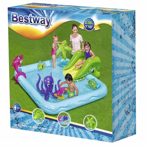 Pileta Inflable Acuario Fantástico Bestway