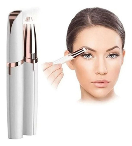 Conjunto 10 Depilador Caneta Indolor Sobrancelha-pilha Cor Branco